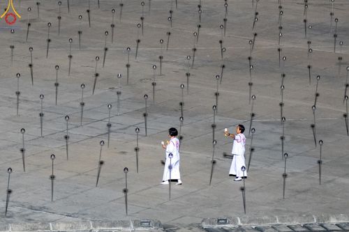 ภาพ No.125503:V.27 มาฆะ สาธุ  การรับบุญเตรียมงาน ปฎิบัติงาน เก็บงาน ของเจ้าหน้าที่หน่วยงานต่างๆ เพื่อวันมาฆบูชา วันเสาร์ที่ 24 กุมภาพันธ์  พ.ศ. 2567 ณ วัดพระธรรมกาย จ.ปทุมธานี