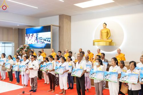 ภาพ No.148725:พิธีบุพเปตพลี, พิธีทอดผ้าป่า, พิธีไถ่ชีวิตโค 80 ตัว ให้ชีวิตสัตว์เป็นทาน ณ ศูนย์ปฎิบัติธรรมภาคใต้ อ.บางกล่ำ จ.สงขลา วันเสาร์ที่ 10 สิงหาคม พ.ศ. 2567