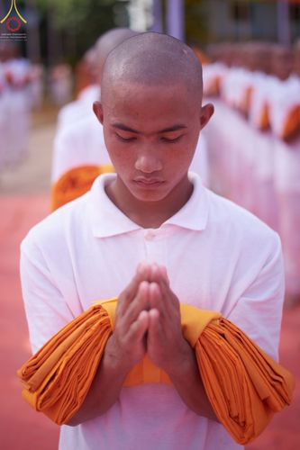 ภาพ No.64688:พิธีบรรพชาสามเณร โครงการบรรพชาสามเณร 500 รูป ประเทศบังกลาเทศ วันที่ 22 พฤศจิกายน พ.ศ. 2565