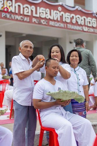 ภาพ No.349313:วันจันทร์ที่ 14 กันยายน พ.ศ.2569  พิธีตัดปอยผมนักเรียนนายสิบธรรมทายาท  "โครงการบรรพชาและพัฒนาศีลธรรม นักเรียนนายสิบตำรวจรุ่นที่ 16“  ณ ศูนย์ฝึกอบรมตำรวจภูธร ภาค 1  จ.สระบุรี