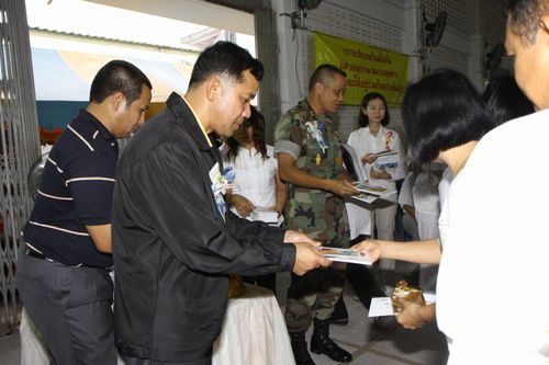 ภาพ No.3185:พิธีถวายสังฆทานแด่คณะสงฆ์ 266 วัด ใน 4 จังหวัดภาคใต้ ครั้งที่ 40