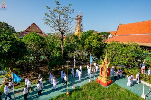 ภาพ No.291904:วันที่ 9 มกราคม พ.ศ. 2569 พิธีทอดผ้าป่าทำนุบำรุงศาสนสถาน ณ วัดศรีเมือง จ.สมุทรสาคร ในโครงการธรรมยาตรา กตัญญูบูชา มหาปูชนียาจารย์ พระมงคลเทพมุนี(สด จนฺทสโร) พระผู้ปราบมาร อนุสรณ์สถาน 7 แห่ง ปีที่ 14