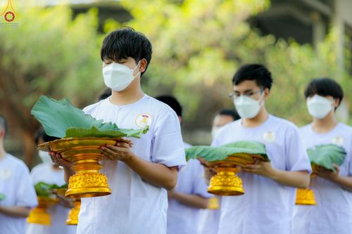 ภาพ No.80043:พิธีตัดปอยผมและปลงผมนาคธรรมทายาท โครงการอุปสมบทหมู่ธรรมทายาท พุทธศาสตร์สากลรุ่นที่ 7 (ภาคฤดูร้อน) วันอาทิตย์ที่ 9 เมษายน พ.ศ.2566
