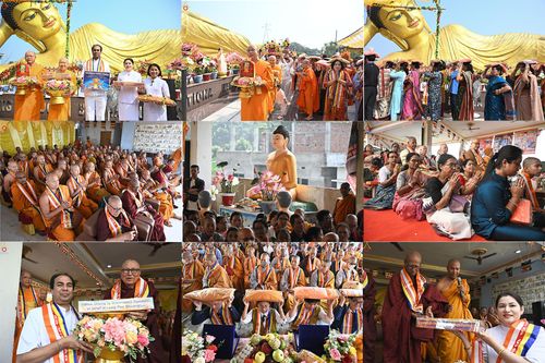 วันที่ 5 พฤศจิกายน พุทธศักราช 2568 กฐินสมทบวัดต่างประเทศ โดยคณะศิษยานุศิษย์ บูชาธรรม 81 ปี หลวงพ่อธัมมชโย ณ วัดพุทธนานาชาติเพื่อสวัสดิการสากล (Buddha International Welfare Mission)  เมืองพุทธคยา ประเทศอินเดีย