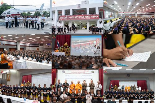 วันจันทร์ ที่ 17 สิงหาคม พ.ศ.2569 ชมรมสระบุรีร่มเย็นออกทำหน้าที่ชวนบวช  โครงการบรรพชาสามเณรเพื่อทดแทนคุณผู้มีพระคุณ และน้อมอุทิศถวายเป็นพระราชกุศล นักเรียนนายสิบตำรวจ รุ่นที่ 16 ณ ศูนย์ฝึกอบรมตำรวจภูธร ภาค 1 จ.สระบุรี