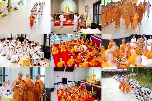 วันพุธที่ 29 กรกฎาคม พ.ศ. 2569 พิธีอุปสมบทสามเณรประโยค 9 นาคในพระบรมราชานุเคราะห์ ณ โบสถ์พระไตรปิฏก วัดพระธรรมกาย