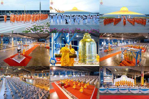 วันอาสาฬหบูชา วันพฤหัสบดีที่ 10 กรกฏาคม พ.ศ.2568  พิธีเวียนประทักษิณรอบพระมหาธรรมกายเจดีย์ , พิธีฉลองชัยสวดมนต์บทธัมมจักกัปปวัตตนสูตร ครบ 7,520,000,000 จบ ณ มหารัตนวิหารคด วัดพระธรรมกาย