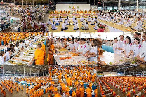 ภาพ No.305207:วันที่ 29 มกราคม พ.ศ. 2569 พิธีถวายภัตตาหารเป็นสังฆทาน แด่พระธรรมยาตรา ณ วัดพระธรรมกาย  จังหวัดปทุมธานี ในโครงการธรรมยาตรา กตัญญูบูชา มหาปูชนียาจารย์ พระมงคลเทพมุนี(สด จนฺทสโร) พระผู้ปราบมาร อนุสรณ์สถาน 7 แห่ง ปีที่ 14