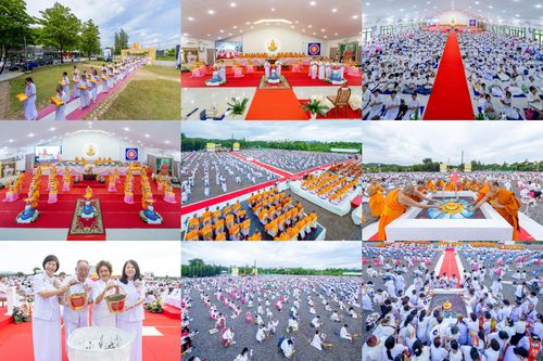 วันอาทิตย์ที่ 26 กรกฎาคม พ.ศ.2569 พิธีทอดผ้าป่า กลั่นแผ่นดิน โปรยรัตนชาติ   และเทคอนกรีต เสาเข็มเจาะมหามงคลแห่งแรก   สถาปนาองค์พระเจดีย์เพื่อสร้างสันติภาพโลก ณ ศูนย์ปฏิบัติธรรมสระบุรี อ.พระพุทธบาท จ.สระบุรี