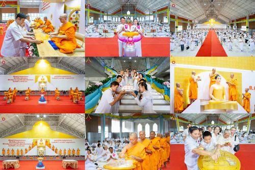 ภาพ No.315594:วันอาทิตย์ ที่ 22 มีนาคม พ.ศ. 2569 พิธีทอดผ้าป่าฉลองพระประธาน พิธีประดิษฐานพระบรมสารีริกธาตุในองค์พระประธาน พิธีจารึกชื่อบรรจุในแผ่นฌาน ณ ศูนย์ปฏิบัติธรรมสมุทรปราการ (บางบ่อ)