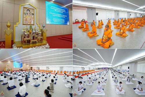 ภาพ No.67555:คณะสงฆ์วัดพระธรรมกาย และศูนย์ส่งเสริมทั่วโลกเจริญพระพุทธมนต์ และปฏิบัติธรรมเจริญสมาธิภาวนาเพื่อถวายพระพรชัยมงคลแด่ สมเด็จพระเจ้าลูกเธอ เจ้าฟ้าพัชรกิติยาภา นเรนทิราเทพยวดี กรมหลวงราชสาริณีสิรพัชร มหาวัชรราธิดา