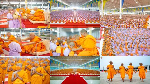 ภาพ No.79805:พิธีขอบรรพชา , พิธีคล้องอังสะ พิธีขอสรณคมน์และศีล , พิธีขอนิสสัย ในโครงการบรรพชาสามเณรฟื้นฟูพระพุทธศาสนาทั่วไทย วันเสาร์ที่ 8 เมษายน พ.ศ.2566