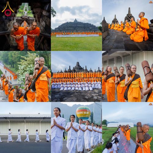 วันที่ 31 ธันวาคม พ.ศ. 2568 เดินธรรมยาตราที่บรมพุทธโธ อินโดนีเซีย
