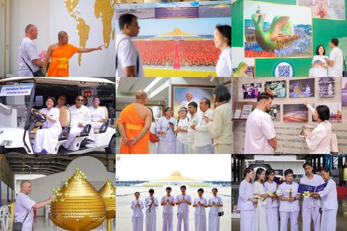 ภาพ No.335568:วันที่ 2-12 มิถุนายน พ.ศ.2569 ต้อนรับชาวต่างชาติจากประเทศอเมริกา  ยูเครน บังคลาเทศ ศรีลังกา และเมียนมาร์  เยี่ยมชมวัด นั่งสมาธิ และกราบสักการะพระมหาธรรมกายเจดีย์  ณ วัดพระธรรมกาย