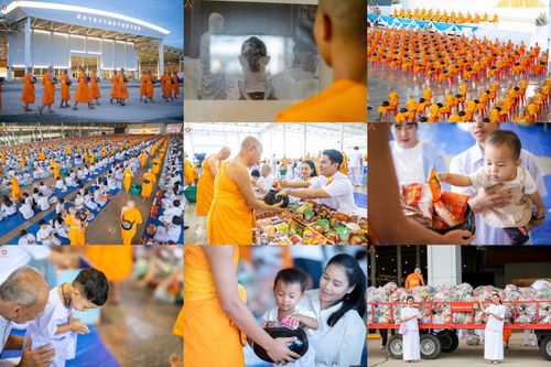 วันพฤหัสบดีที่ 27 สิงหาคม พ.ศ.2569 พิธีตักบาตรในวันธรรมชัย ณ สภาธรรมกายสากล วัดพระธรรมกาย ปทุมธานี