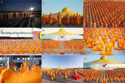 วันจันทร์ที่ 15 ธันวาคม พ.ศ.2568  บันทึกภาพหมู่ประวัติศาสตร์ โครงการบรรพชาอุปสมบทหมู่  รุ่นบูชาธรรมมหาปูชนียาจารย์ ประจำปี 2568 ณ ลานธรรมมหาธรรมกายเจดีย์ วัดพระธรรมกาย