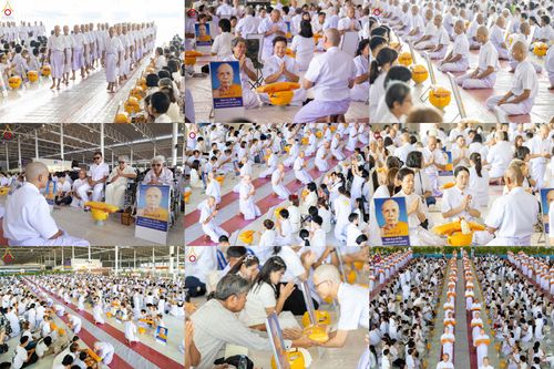 วันเสาร์ที่ 11 เมษายน พ.ศ.2569 พิธีขอขมาและมอบผ้าไตร โครงการอุปสมบทหมู่ บูชาธรรมหลวงพ่อธัมมชโย พ.ศ.2569 โครงการอุปสมบทหมู่ธรรมทายาท ระดับอุดมศึกษา รุ่น 53 (ภาคฤดูร้อน) ณ วัดพระธรรมกาย ปทุมธานี