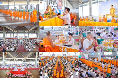 ภาพ No.320695:วันที่ 11 เมษายน พ.ศ.2569 พิธีตักบาตรฉลองสามเณรใหม่ โครงการบรรพชาสามเณรกล้าตะวัน ณ มหารัตนวิหาคด คอร์ 25 ชั้น 2 วัดพระธรรมกาย