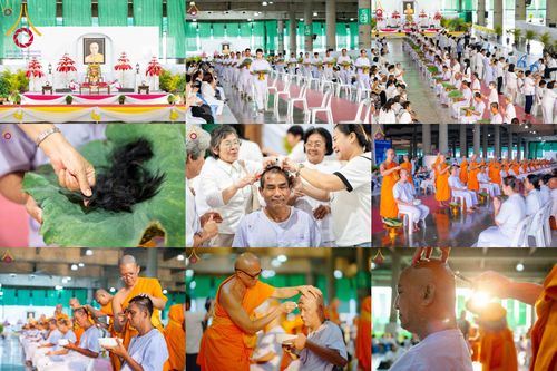 วันอาทิตย์ที่ 13 กันยายน พ.ศ.2569 พิธีตัดปอยผมและปลงผม โครงการอุปสมบทบูชาธรรม วันครูผู้ค้นพบวิชชาธรรมกาย ณ วิหารคด 11 วัดพระธรรมกาย
