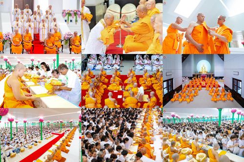 ภาพ No.330716:วันวิสาขบูชา อาทิตย์ที่ 31 พฤษภาคม พ.ศ.2569 พิธีบรรพชาสามเณรอุบาสก 11 ท่าน , พิธีถวายบาตรผ้าไตร และจตุปัจจัยไทยธรรม แด่สามเณร , พิธีอุปสมบทอุทิศชีวิต , พิธีกล่าวคำกัปปิยภัณฑ์  ณ อุโบสถพระไตรปิฎก วัดพระธรรมกาย จังหวัดปทุมธานี