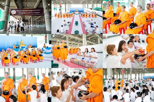 วันที่ 20 มิถุนายน พ.ศ. 2569 พิธีตักบาตรฉลองพระใหม่ โครงการอุปสมบทธรรมทายาทอุดมศึกษา รุ่นที่ 53