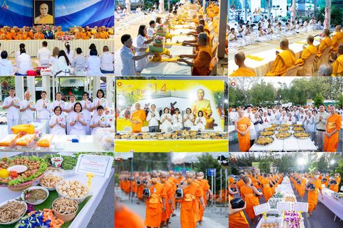 วันที่ 5 มกราคม พ.ศ. 2569 พิธีถวายภัตตาหารเป็นสังฆทาน แด่พระธรรมยาตรา ในโครงการธรรมยาตรา กตัญญูบูชา มหาปูชนียาจารย์ พระมงคลเทพมุนี(สด จนฺทสโร) พระผู้ปราบมาร อนุสรณ์สถาน 7 แห่ง ปีที่ 14 ณ อนุสรณ์สถานมหาวิหารพระมงคลเทพมุนี (โลตัสแลนด์) อ.สองพี่น้อง จ.สุพรร