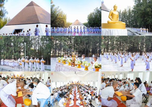 ภาพ No.79641:พิธีขอขมามอบผ้าไตรแด่นาคธรรมทายาท ในโครงการบรรพชาสามเณรฟื้นฟูพระพุทธศาสนาทั่วไทย ณ ศูนย์ปฎิบัติธรรมพระมงคลเทพมุนี  วันที่ 3 เมษายน พ.ศ. 2566