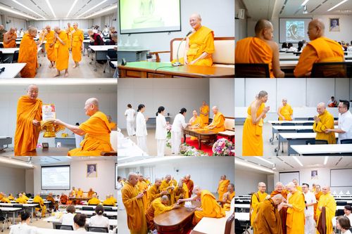 วันอังคารที่ 21 เมษายน พ.ศ.2569  หลวงพ่อทัตตชีโว รองเจ้าอาวาสวัดพระธรรมกาย ถวายการต้อนรับและปฏิสันถารคณะสงฆ์จากประเทศเวียดนาม