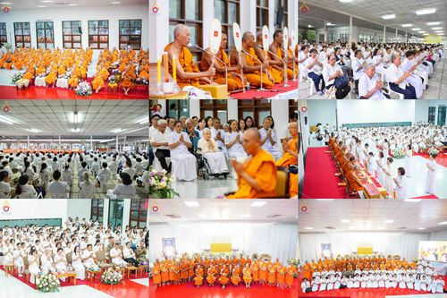 ภาพ No.316166:วันเสาร์ที่ 28 มีนาคม พ.ศ. 2569 พิธีบำเพ็ญกุศล คุณพ่อณรงค์ จินตมากุล  สิริอายุ 99 ปี 11 เดือน โยมบิดา พระครูปลัดรัตนวีรวัฒน์ (รังสฤษดิ์ อิทฺธิจินตโก) ที่ปรึกษาเจ้าคณะจังหวัดปทุมธานี เจ้าอาวาสวัดพระธรรมกาย  ณ ห้องปลูกศรัทธา 2 วัดพระธรรมกาย ปทุมธานี