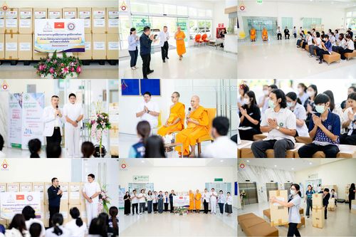 วันที่ 19 กันยายน พ.ศ. 2569 วัดพระธรรมกาย มูลนิธิธรรมกาย มูลนิธิธรรมรักษา  บริจาคยาให้สาธารณสุขจังหวัดปทุมธานีและโรงพยาบาลในสังกัดเป็นสาธารณะสงเคราะห์ ณ ศูนย์การแพทย์บุญรักษา อาคารบุญรักษา วัดพระธรรมกาย