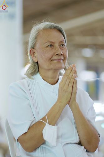 ภาพ No.84787:พิธีบรรจุพระบรมสารีริกธาตุภายในเกตุดอกบัวตูม องค์พระประธาน ณ ห้องแก้วสารพัดนึก 2 วัดพระธรรมกาย ในวันอาสาฬหบูชา อังคารที่ 1 สิงหาคม พ.ศ.2566