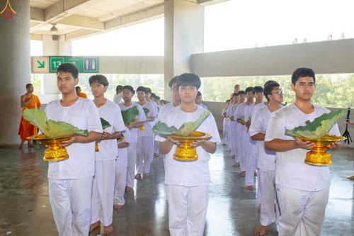 ภาพ No.316754:วันเสาร์ที่ 28 มีนาคม พ.ศ.2569 พิธีปลงผมนาคธรรมทายาท โครงการสามเณรยุวธรรมทายาท รุ่นที่ 34 โครงการสามเณรมัชฌิมธรรมทายาท รุ่นที่ 30 ณ มหารัตนวิหารคด 13 วัดพระธรรมกาย