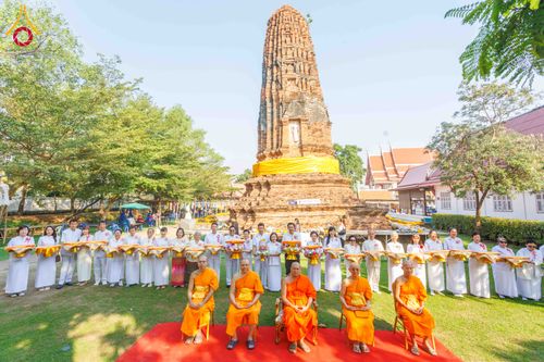 ภาพ No.304519:วันที่ 27 มกราคม พ.ศ. 2569 พิธีทอดผ้าป่าทำนุบำรุงศาสนสถาน ณ วัดปรางค์หลวง ต.บางม่วง อ.บางใหญ่ จ.นนทบุรี ในโครงการธรรมยาตรา กตัญญูบูชา มหาปูชนียาจารย์ พระมงคลเทพมุนี(สด จนฺทสโร) พระผู้ปราบมาร อนุสรณ์สถาน 7 แห่ง ปีที่ 14