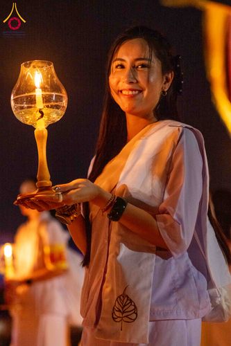 ภาพ No.312261:วันอังคารที่ 3 มีนาคม พ.ศ.2569 พิธีเวียนประทักษิณและจุดมาฆประทีป (ภาพชุดที่ 2) ณ ลานธรรมพระมหาธรรมกายเจดีย์ วัดพระธรรมกาย