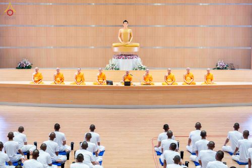 ภาพ No.340312:วันที่ 23 กรกฎาคม พ.ศ. 2569 พิธีเปิดโครงการพัฒนาคุณธรรม จริยธรรม สำหรับนักเรียนนายสิบตำรวจ (นสต.) รุ่นที่ 17 ศูนย์ฝึกอบรมตำรวจภูธรภาค 1 ระหว่างวันที่ 23-27 กรกฏาคม 2569 ( 5 วัน 4 คืน) ณ ศูนย์ปฏิบัติธรรมเวิล์ดพีช วัลเล่ย์ (World Peace Valley) เขาใหญ่  ต.ห