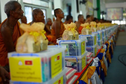 พิธีถวายสังฆทานแด่คณะสงฆ์ 286 วัด ใน 4 จังหวัดภาคใต้ ครั้งที่ 65