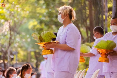 ภาพ No.78617:พิธีตัดปอยผมและปลงผมนาคธรรมทายาท  โครงการบรรพชาและอุปสมบทหมู่ วันคุ้มครองโลก วันที่ 26 มีนาคม พ.ศ.2566 ณ หมู่บ้านบรรลุธรรม วัดพระธรรมกาย