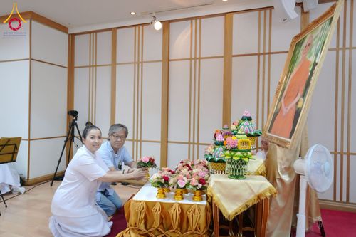 ภาพ No.346904:วันพฤหัสบดีที่ 27 สิงหาคม พ.ศ. 2569  พิธีปฏิบัติธรรมและทอดผ้าป่าบำรุงวัด เนื่องในวันธรรมชัย ณ วัดพระธรรมกายโตเกียว ประเทศญี่ปุ่น