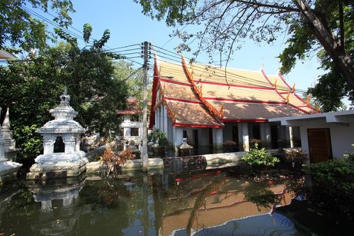 ภาพ No.4086:มูลนิธิธรรมกายช่วยภัยน้ำท่วม ปี พ.ศ.2554 ที่วัดเขียนเขต