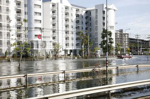 ภาพ No.4162:มูลนิธิธรรมกายช่วยภัยน้ำท่วม ปี พ.ศ.2554 ที่ศาลากลางจ.ปทุมธานีและอ.ลาดหลุมแก้ว จ.ปทุมธานี