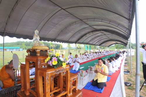 ภาพ No.3535:พิธีถวายสังฆทานแด่คณะสงฆ์ 286 วัด ใน 4 จังหวัดภาคใต้ ครั้งที่ 77