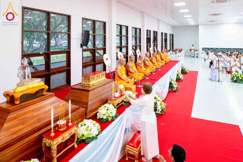 ภาพ No.314895:วันอาทิตย์ที่ 22 มีนาคม พ.ศ. 2569 พิธีบำเพ็ญกุศล คุณพ่อณรงค์ จินตมากุล  สิริอายุ 99 ปี 11 เดือน โยมบิดา พระครูปลัดรัตนวีรวัฒน์ (รังสฤษดิ์ อิทฺธิจินตโก) ที่ปรึกษาเจ้าคณะจังหวัดปทุมธานี เจ้าอาวาสวัดพระธรรมกาย  ณ ห้องปลูกศรัทธา 2 วัดพระธรรมกาย ปทุมธานี