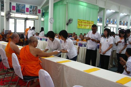 ภาพ No.3569:พิธีถวายสังฆทานแด่คณะสงฆ์ 286 วัด ใน 4 จังหวัดภาคใต้ ครั้งที่ 78