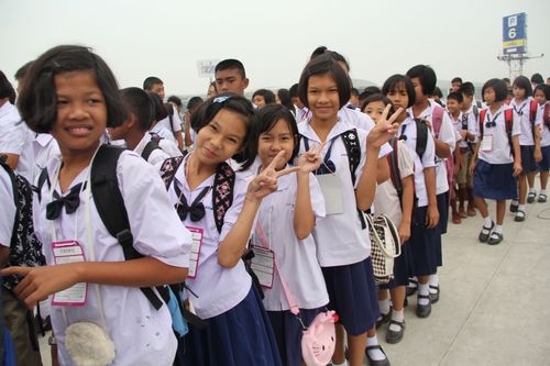 ภาพ No.1788:เดินทางมาวัด - ส่งกลับ