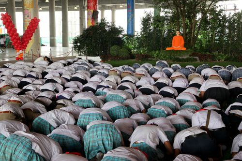 ภาพ No.1487:ปฏิบัติธรรม