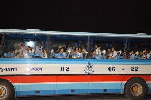 ภาพ No.1800:เดินทางมาวัด - ส่งกลับ