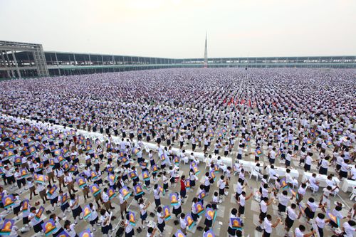 ภาพ No.1640:ภาพรวมที่ลานธรรม