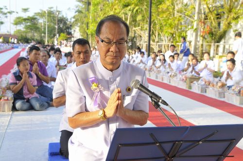 ภาพ No.3595:	พิธีถวายสังฆทานแด่คณะสงฆ์ 286 วัด ใน 4 จังหวัดภาคใต้ ครั้งที่ 79