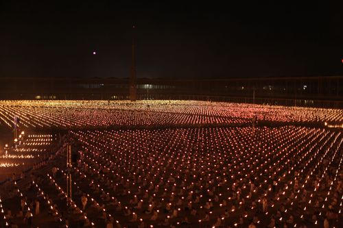 ภาพ No.1101:จุดโคมมาฆประทีป