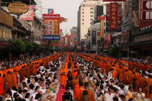 ภาพ No.2213:ตักบาตร เยาวราช